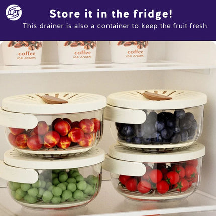 Container-Drainer Fruit Basket