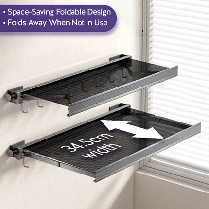 No-Drill Foldable Drying Rack