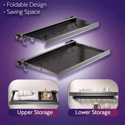 No-Drill Foldable Drying Rack