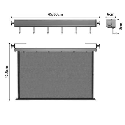 No-Drill Foldable Drying Rack