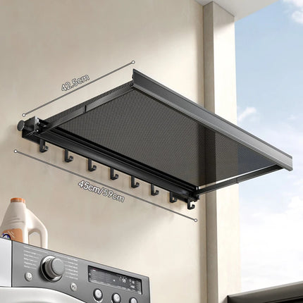 No-Drill Foldable Drying Rack