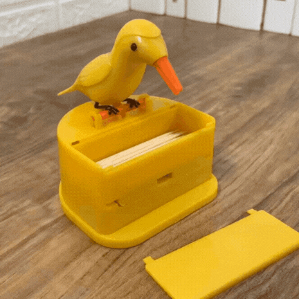 Make Every Meal Fun and Hygienic With THIS BIRD TOOTHPICK DISPENSER
